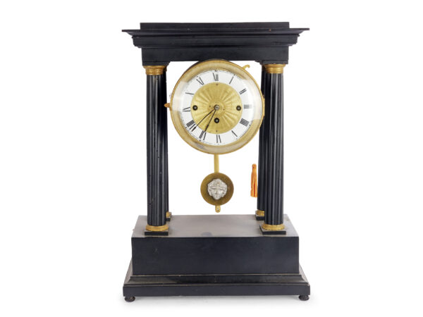 Biedermeier Säulenuhr