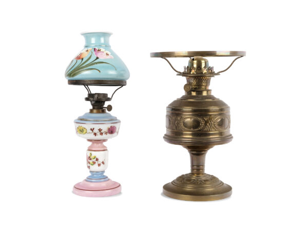 Fuß einer Petroleumlampe