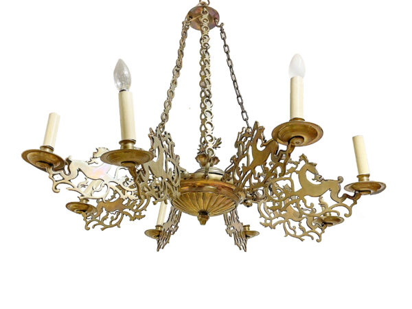 Luster mit Jagdmotiven