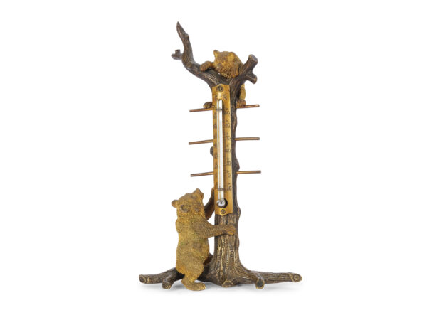 Thermometer mit zwei spielenden Bären