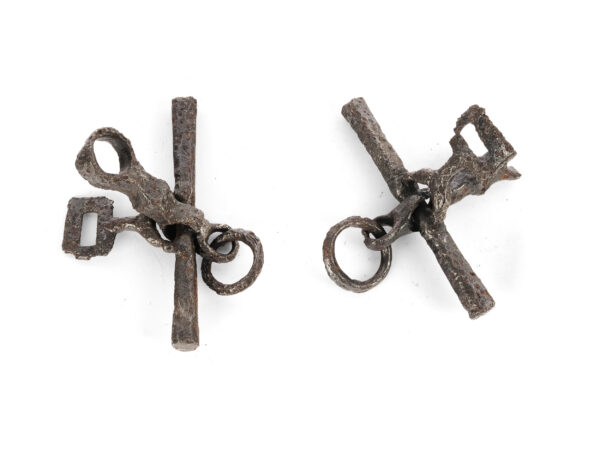 Teile einer Pferdetrense