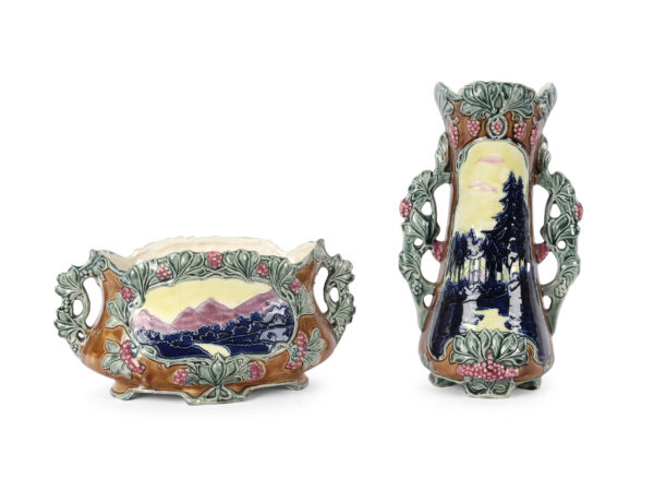 Bundle: Vase and jardinière