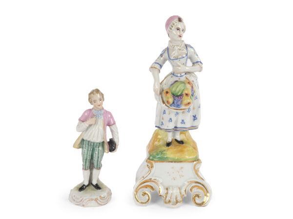 Two porcelain figures