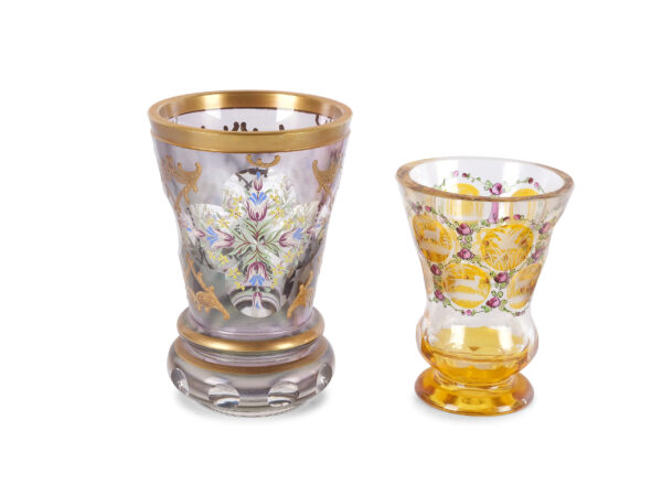 Konvolut von zwei Gläsern