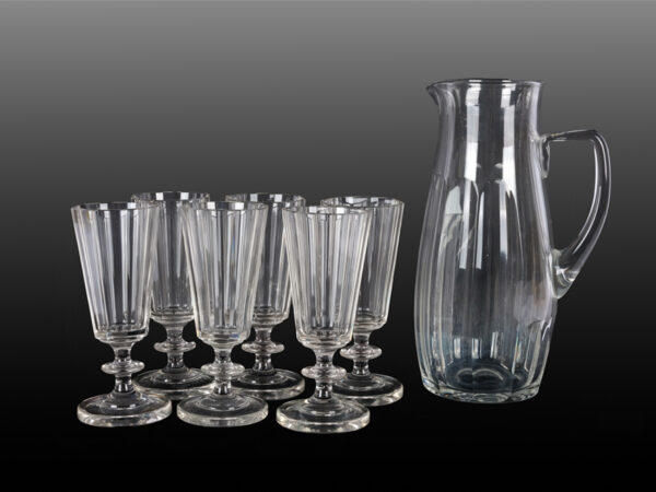 Wasserkrug und 6 Gläser
