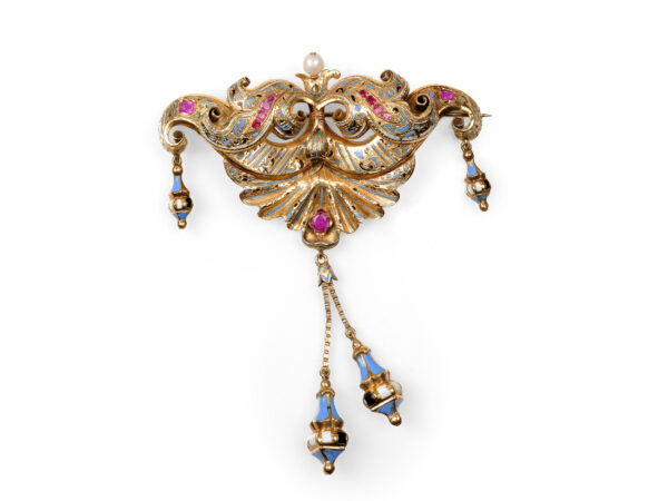 Biedermeier brooch