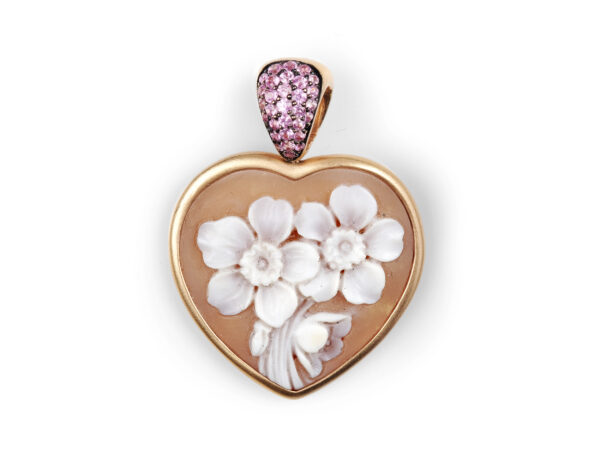 Italian heart-shaped pendant