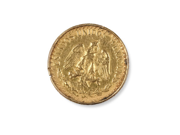 Kleine mexikanische Goldmünze