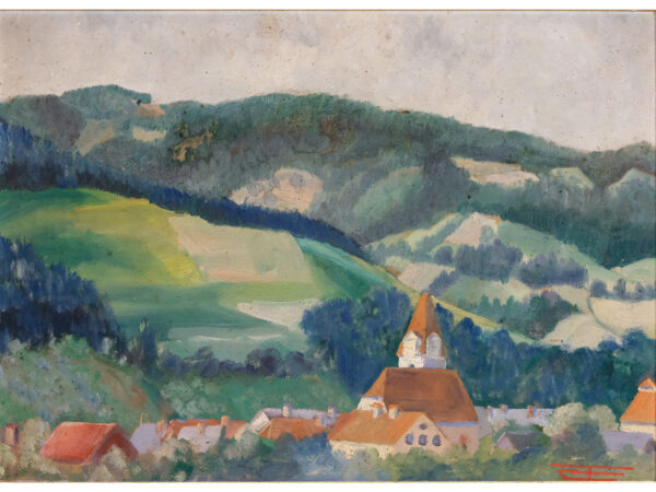 Blick auf Langenwand